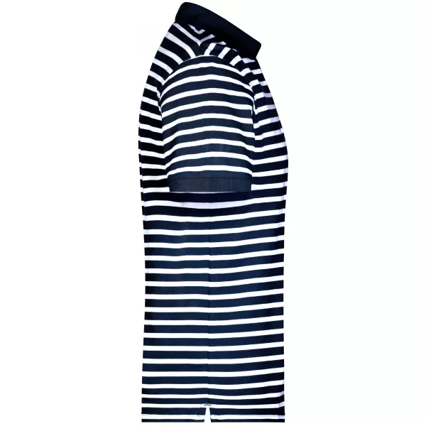 Pánské triko s límečkem JAMES NICHOLSON 8030 NAVY/WHITE 