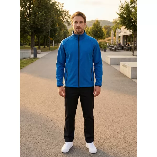  Pánská softshellová bunda JAMES NICHOLSON JN1130 NAUTIC BLUE/NAVY 