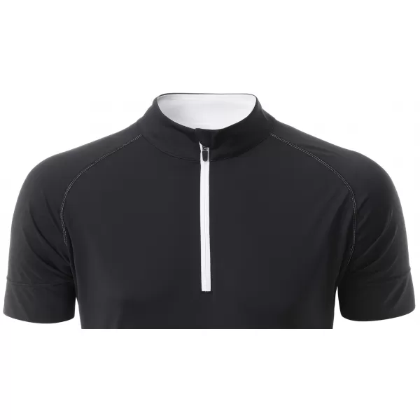  Pánský cyklo dres JAMES NICHOLSON JN514 BLACK/WHITE 
