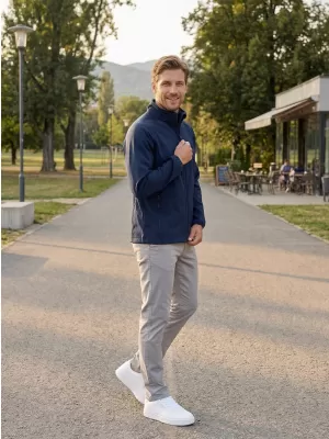 Pánská softshellová bunda JAMES NICHOLSON JN1130 NAVY/NAVY