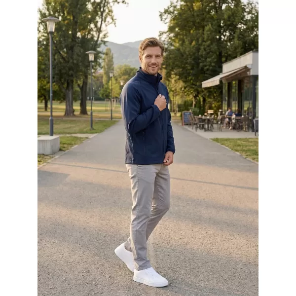  Pánská softshellová bunda JAMES NICHOLSON JN1130 NAVY/NAVY 
