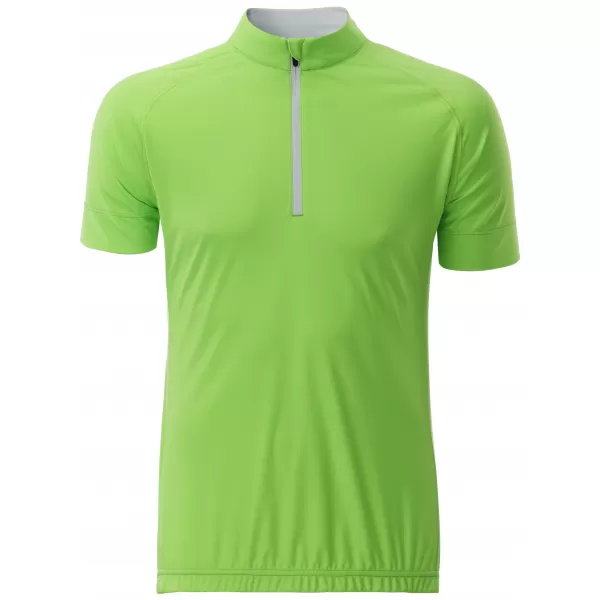  Pánský cyklo dres JAMES NICHOLSON JN514 BRIGHT GREEN/WHITE 
