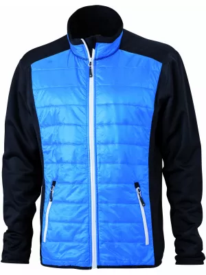 Pánská bunda JAMES NICHOLSON JN593 BLACK/COBALT/WHITE