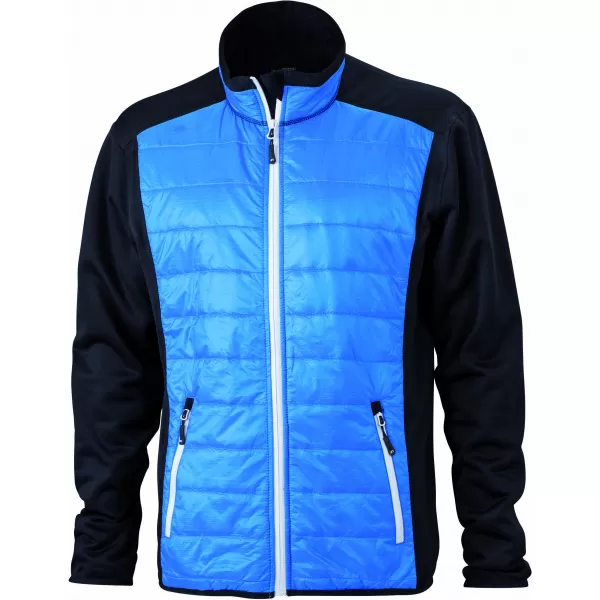  Pánská bunda JAMES NICHOLSON JN593 BLACK/COBALT/WHITE 