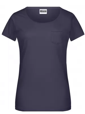 Dámské triko JAMES NICHOLSON 8003 NAVY