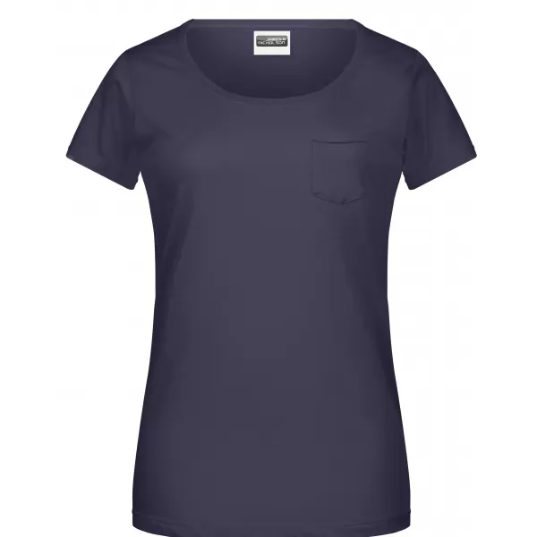  Dámské triko JAMES NICHOLSON 8003 NAVY 