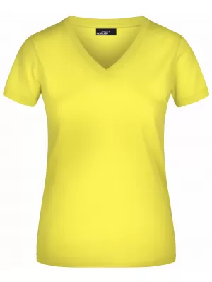 Dámské triko JAMES NICHOLSON JN004 YELLOW