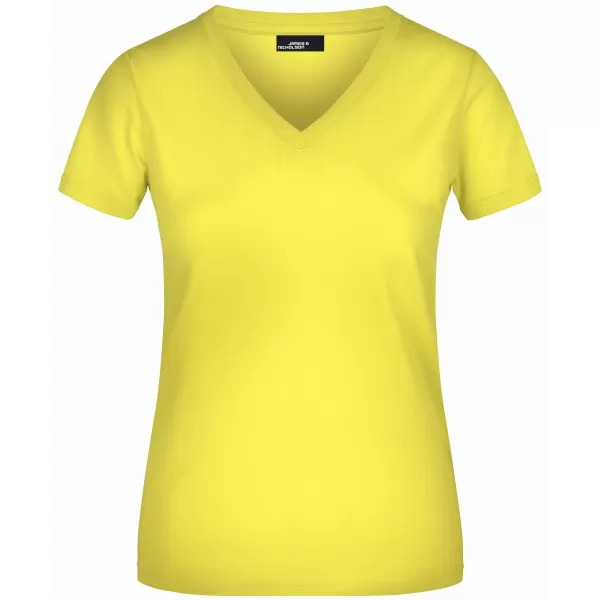  Dámské triko JAMES NICHOLSON JN004 YELLOW 