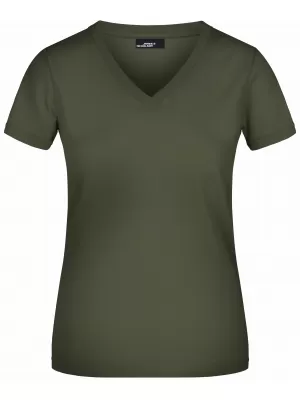 Dámské triko JAMES NICHOLSON JN004 OLIVE