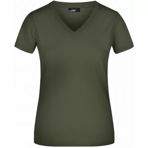  Dámské triko JAMES NICHOLSON JN004 OLIVE 