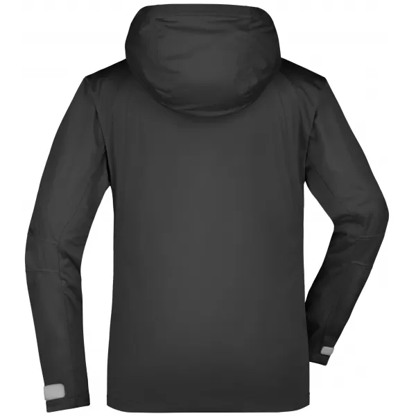  Dámská softshellová bunda JAMES NICHOLSON JN1097 BLACK/SILVER 