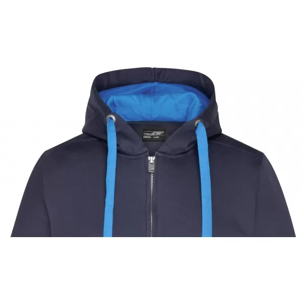  Dámská mikina JAMES NICHOLSON JN594 NAVY/COBALT 