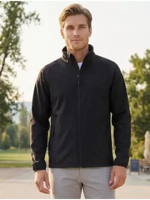 Pánská softshellová bunda JAMES NICHOLSON JN1130 BLACK/BLACK