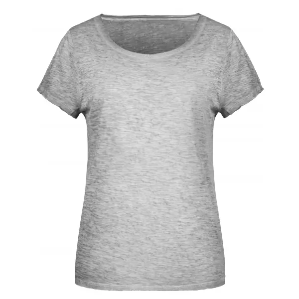  Dámské triko JAMES NICHOLSON 8015 LIGHT GREY 
