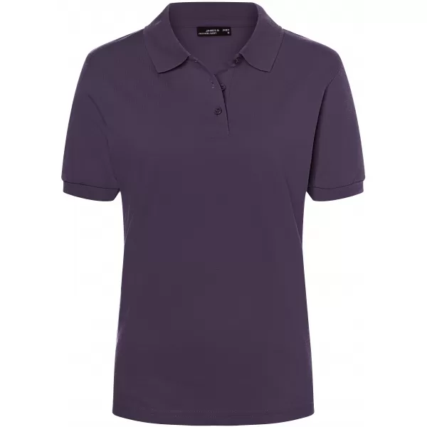  Dámské triko s límečkem premium JAMES NICHOLSON JN071 AUBERGINE 