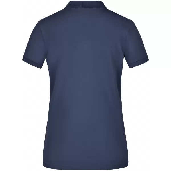  Dámské triko s límečkem elastic JAMES NICHOLSON JN709 NAVY 