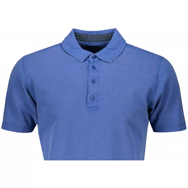  Pánské triko s límečkem fashion JAMES NICHOLSON JN712 ROYAL/NAVY WHITE 