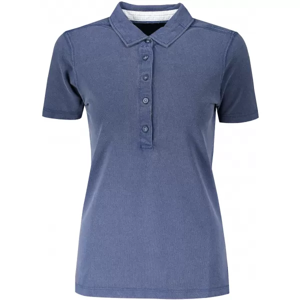  Dámské triko s límečkem fashion JAMES NICHOLSON JN711 NAVY/WHITE LIGHT BLUE 