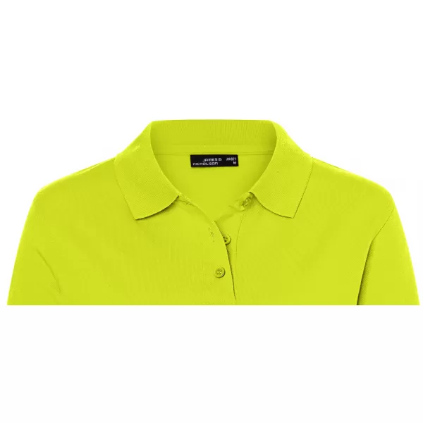  Dámské triko s límečkem premium JAMES NICHOLSON JN071 ACID YELLOW 