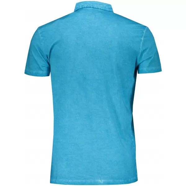  Pánské triko s límečkem fashion JAMES NICHOLSON JN988 TURQUOISE 