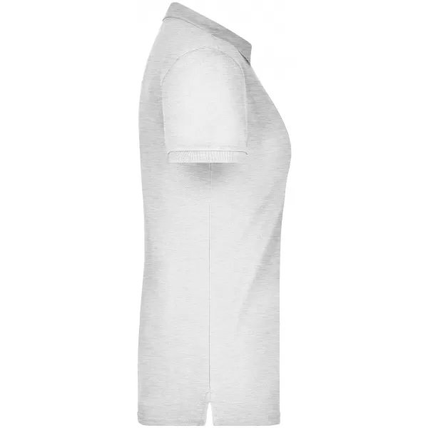  Dámské triko s límečkem elastic JAMES NICHOLSON JN709 GREY HEATHER 