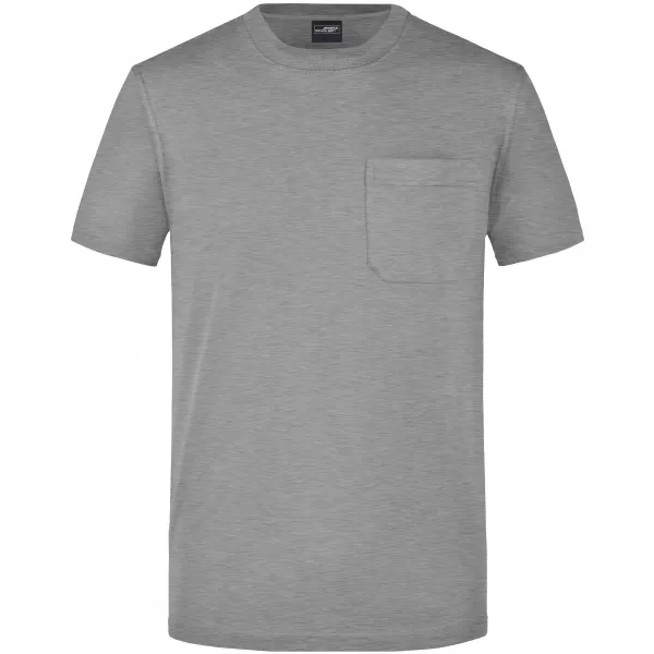 Pánské triko JAMES NICHOLSON JN920 GREY HEATHER 