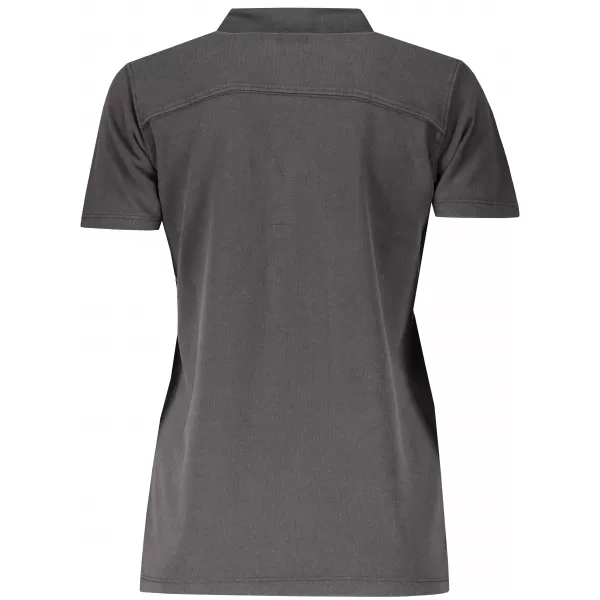  Dámské triko s límečkem fashion JAMES NICHOLSON JN711 GRAPHITE/WHITE RED 
