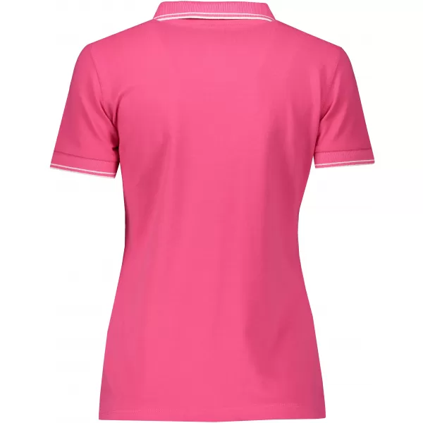  Dámské triko s límečkem JAMES NICHOLSON JN985 PINK/WHITE 