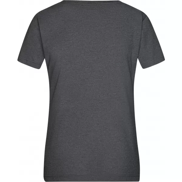  Dámské triko JAMES NICHOLSON JN973 BLACK MELANGE 