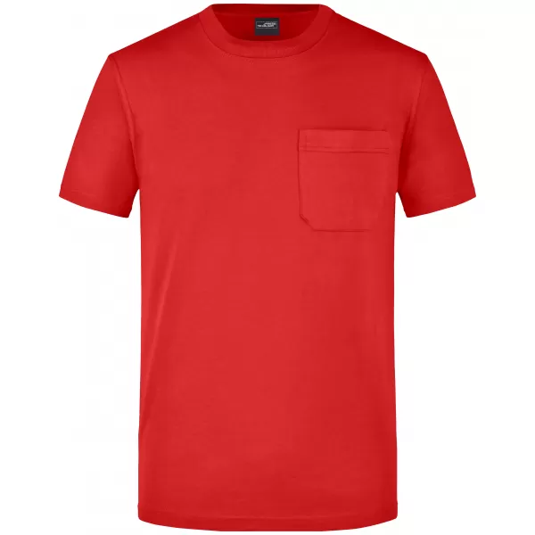  Pánské triko JAMES NICHOLSON JN920 RED 