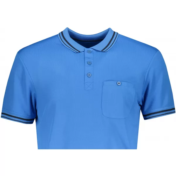  Pánské triko s límečkem funkční komfort JAMES NICHOLSON JN702 COBALT/NAVY 