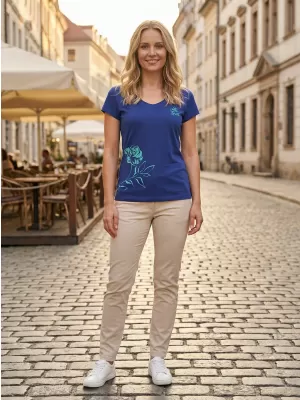 Dámské triko ALTISPORT ALW108162 KRÁLOVSKÁ MODRÁ
