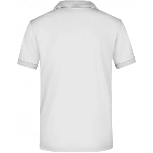  Pánské triko s límečkem funkční premium JAMES NICHOLSON JN576 WHITE 