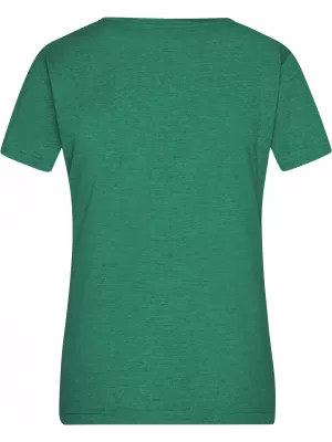 Dámské triko JAMES NICHOLSON JN973 GREEN MELANGE