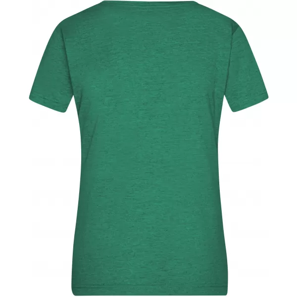  Dámské triko JAMES NICHOLSON JN973 GREEN MELANGE 