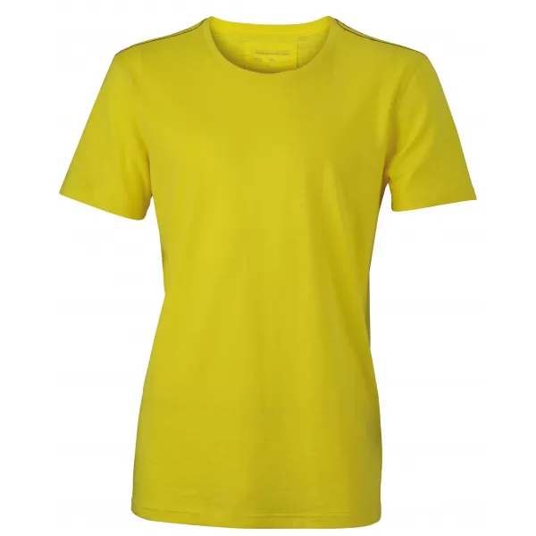  Pánské triko JAMES NICHOLSON JN978 YELLOW 