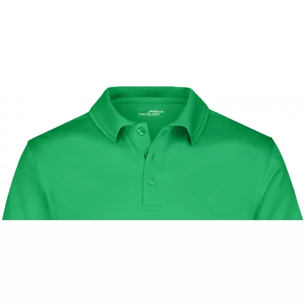  Pánské triko s límečkem funkční premium JAMES NICHOLSON JN576 GREEN 