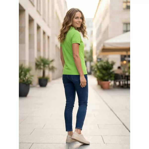  Dámské triko s límečkem ALTISPORT ALW056210 APPLE GREEN 