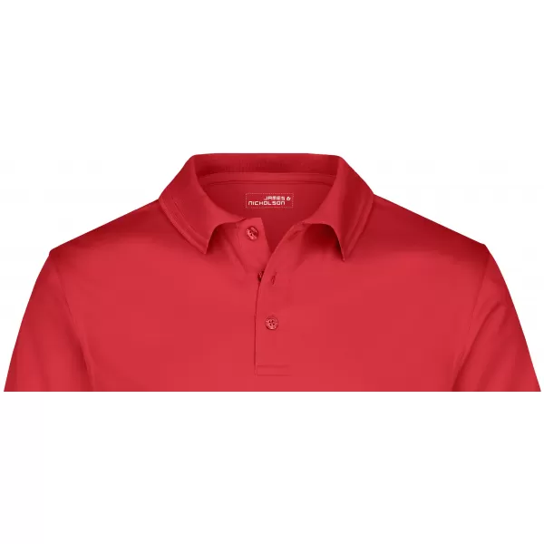  Pánské triko s límečkem funkční premium JAMES NICHOLSON JN576 RED 