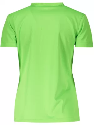 Dámské triko s límečkem funkční classic JAMES NICHOLSON JN719 LIME GREEN