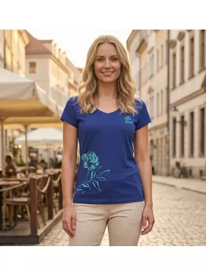 Dámské triko ALTISPORT ALW108162 KRÁLOVSKÁ MODRÁ