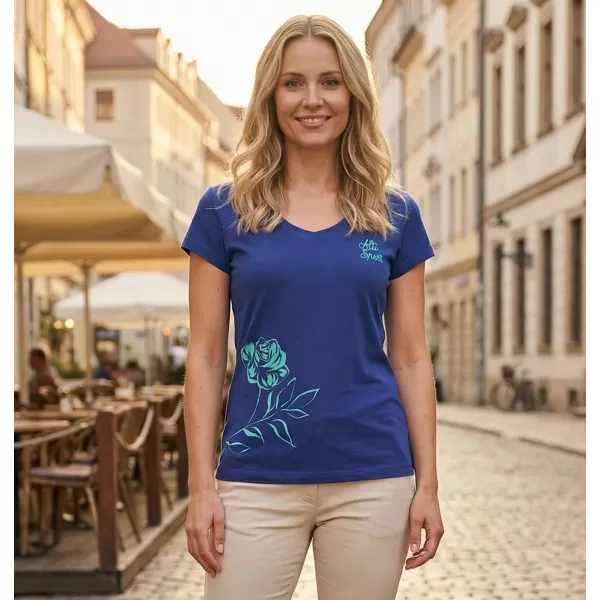  Dámské triko ALTISPORT ALW108162 KRÁLOVSKÁ MODRÁ 