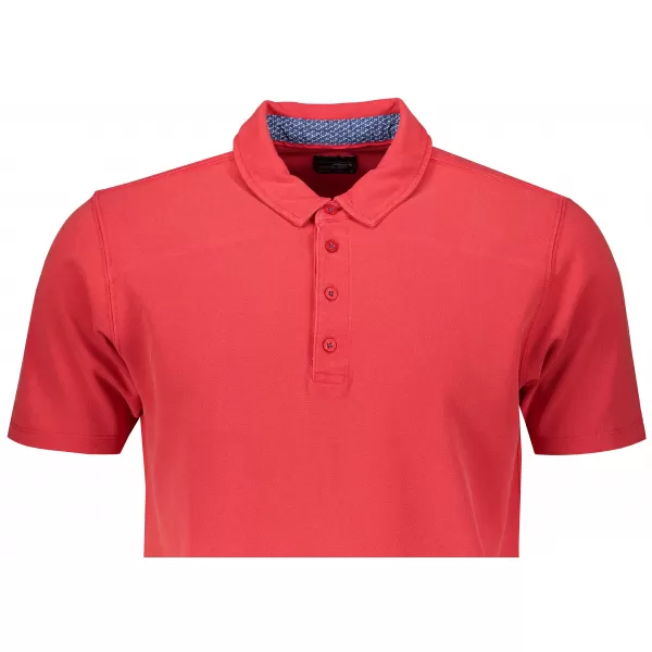  Pánské triko s límečkem fashion JAMES NICHOLSON JN712 RED/BLUE WHITE 