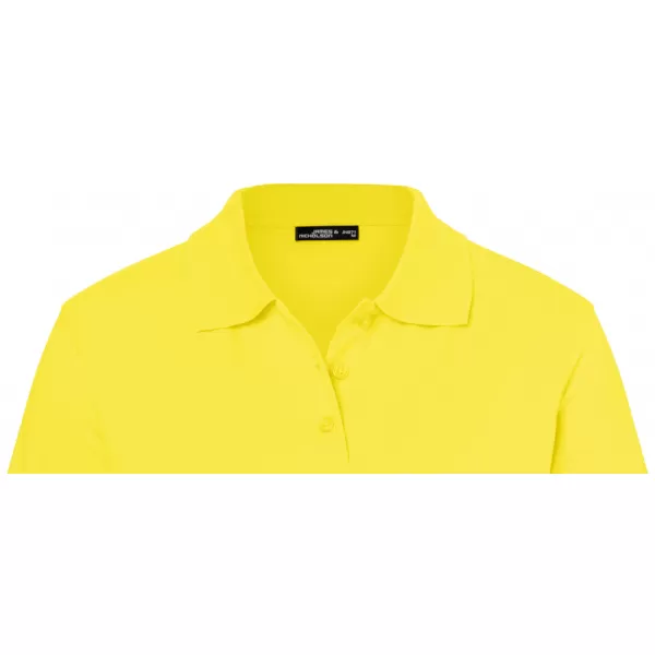  Dámské triko s límečkem premium JAMES NICHOLSON JN071 YELLOW 