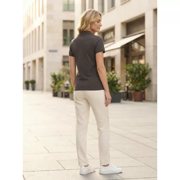 Dámské triko s límečkem ALTISPORT ALW056210 EBONY GREY/MODRÁ 