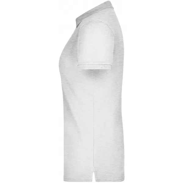  Dámské triko s límečkem elastic JAMES NICHOLSON JN709 GREY HEATHER 