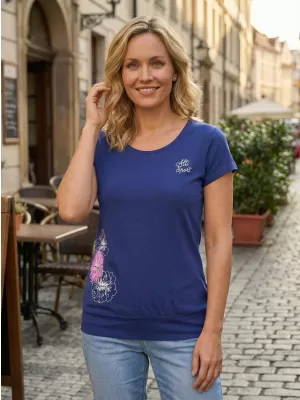 Dámské triko ALTISPORT ALW106120 KRÁLOVSKÁ MODRÁ
