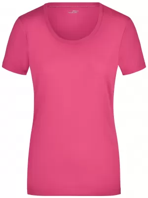 Dámské triko JAMES NICHOLSON JN926 PINK