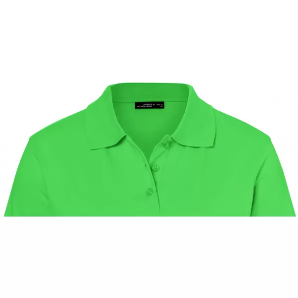  Dámské triko s límečkem premium JAMES NICHOLSON JN071 LIME GREEN 