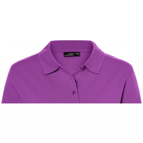  Dámské triko s límečkem premium JAMES NICHOLSON JN071 PURPLE 